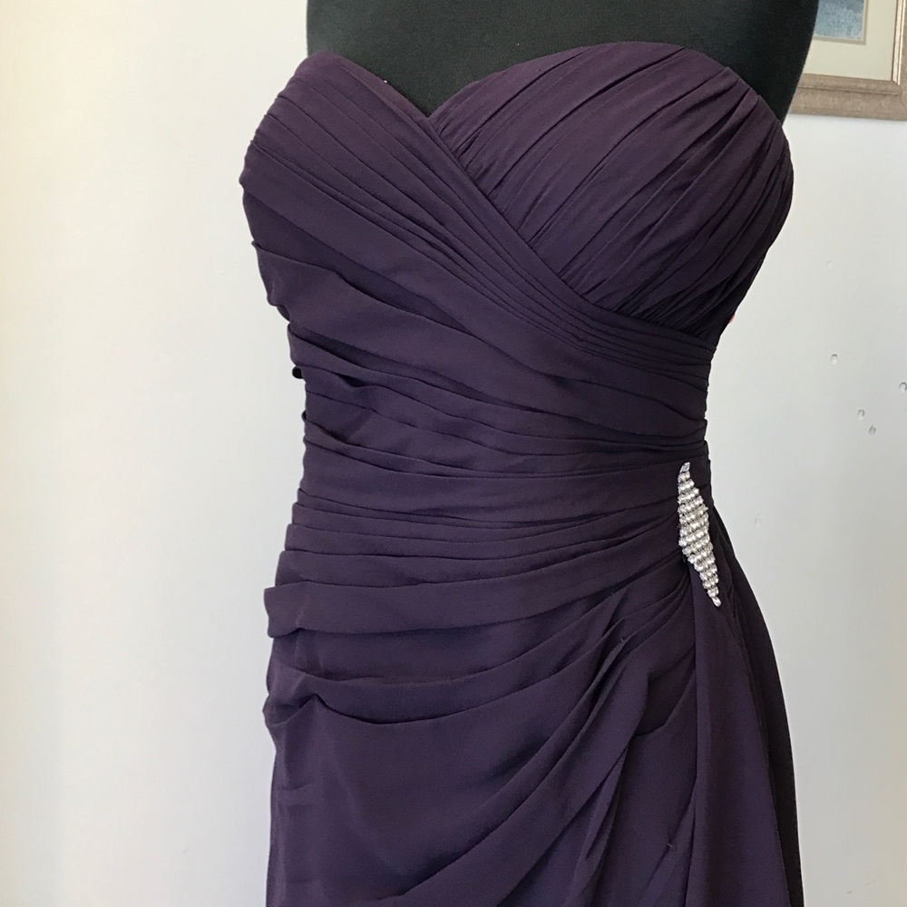 Bill Levkoff style 330 Plum Gown